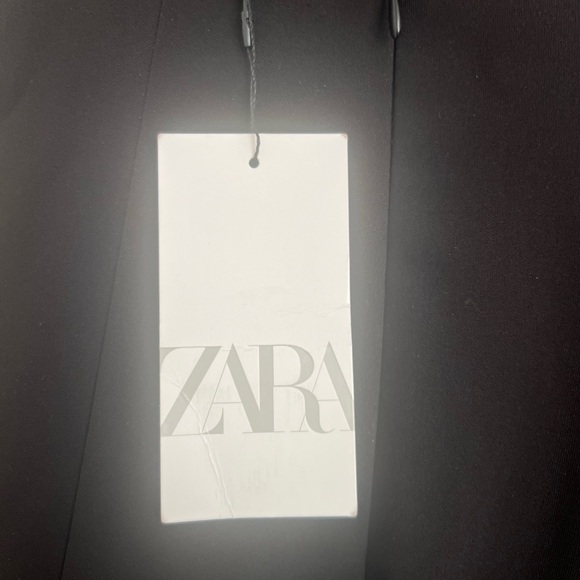 Zara Little Black Ruffle Mini Dress - Picture 7 of 8